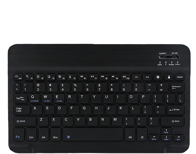 HONG JIN 宏晉 藍芽鍵盤, 黑色, B215, 剪刀腳結構