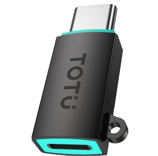 TOTU 拓途 Starry系列 PD/Lightning-Type-C 轉接頭 60W快充 傳輸, 2.7cm, 星光色, 1個