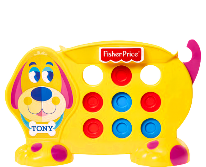 Fisher-Price 費雪 可愛小狗井字遊戲 Set 適用年齡 3+, 1個