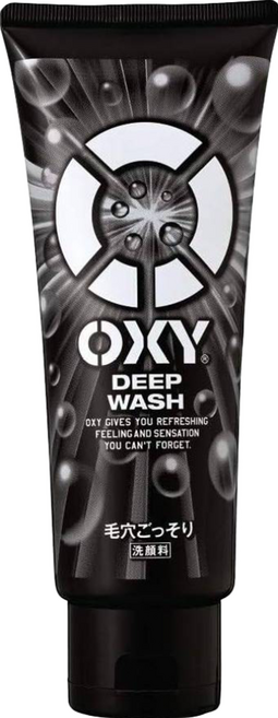 ROHTO 樂敦 OXY 男士竹炭控油洗面乳, 130g, 3條