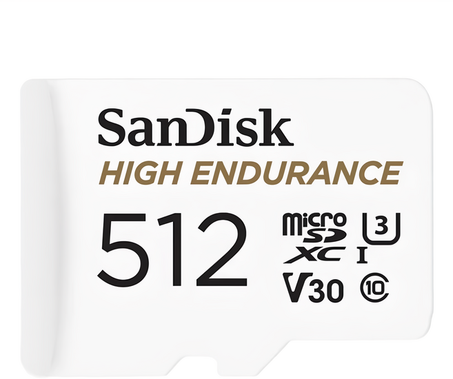 SanDisk 晟碟 公司貨 高耐寫度microSD 記憶卡, 512GB, 1個