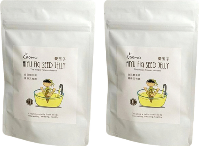 LAOMU 愛玉子 II 套組 DIY愛玉 低卡無負擔 台灣特有作物, 25g, 2袋