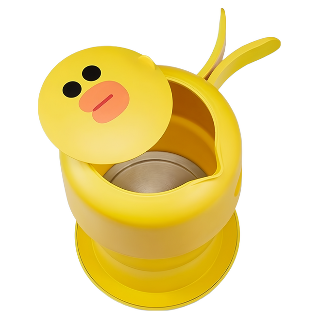 Joyoung 九陽 LINE FRIENDS 隨身折疊壺 K06-Z2M(S) Q薄時尚造型 好攜帶折疊壺身, 莎莉 黃色, 550ml, 1個