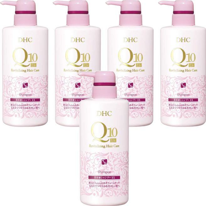 DHC Q10 豐盈深層修護洗髮精 台灣公司貨, 500ml, 5瓶