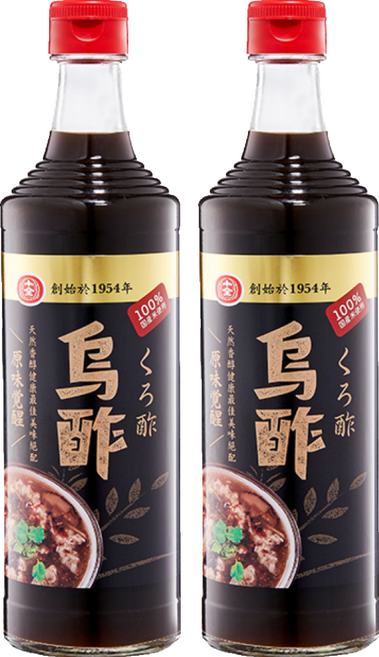 十全 烏醋, 500ml, 2瓶