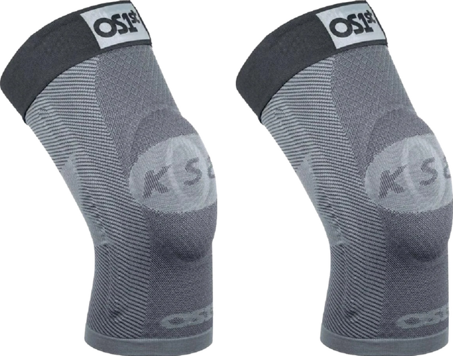 OS1st KS7+ Knee Sleeve Adjustable 護膝進階版調整式 灰色, 2個