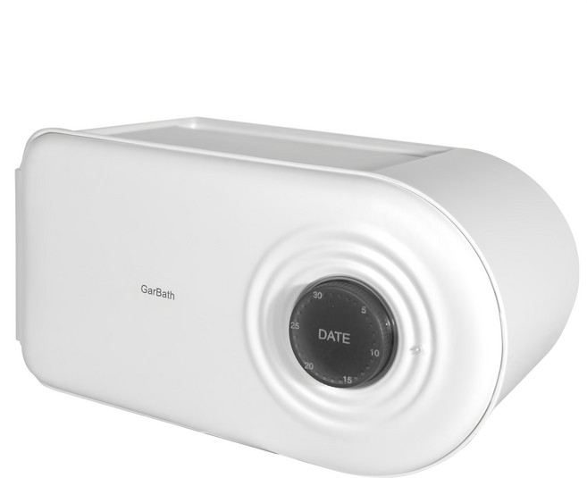 Gar Bath 捲筒衛生紙收納架, 1個, 白色