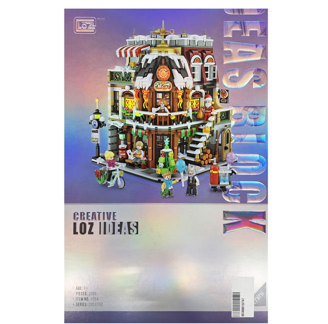 LoZ 聖誕咖啡館 積木玩具 6歲以上, 1盒