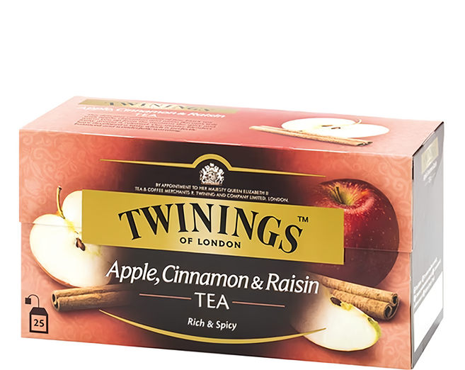 TWININGS 唐寧茶 異國香蘋茶, 2g, 25包, 1盒