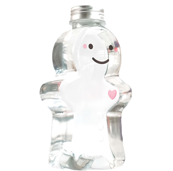 QiMart 薑餅人造型擴香瓶 500mL 聖誕造型 擴香纖維棒, 絲絨玫瑰, 1件