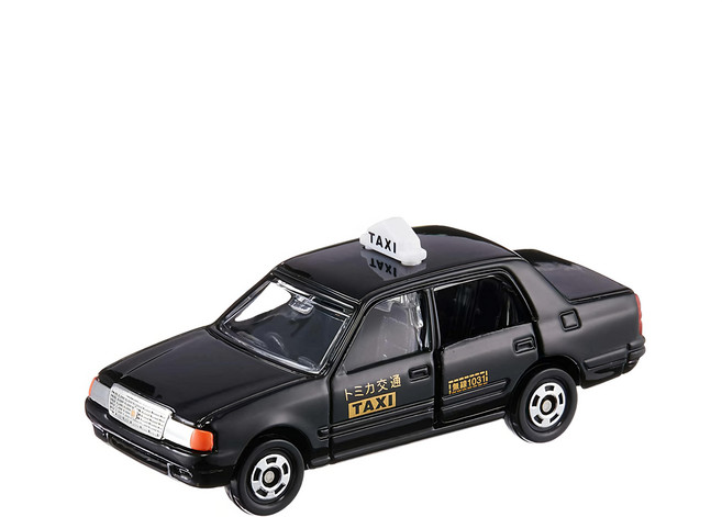TOMICA 多美小汽車 豐田計程車, 黑色, 1個