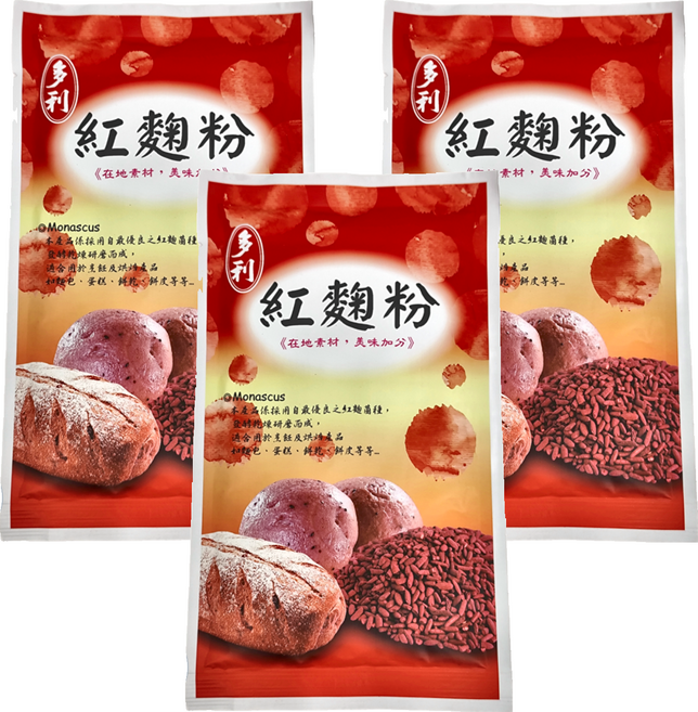 多利 紅麴粉, 100g, 3包