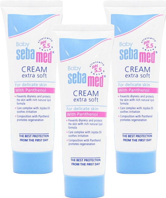 sebamed 施巴 嬰兒護膚膏, 50ml, 3條