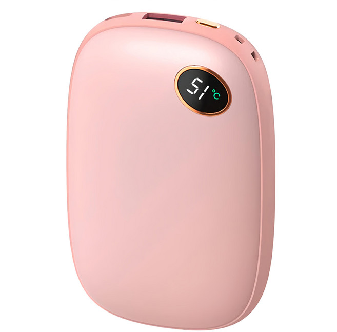 FJ 單雙面六檔調溫暖手寶, YT5, 蜜桃粉