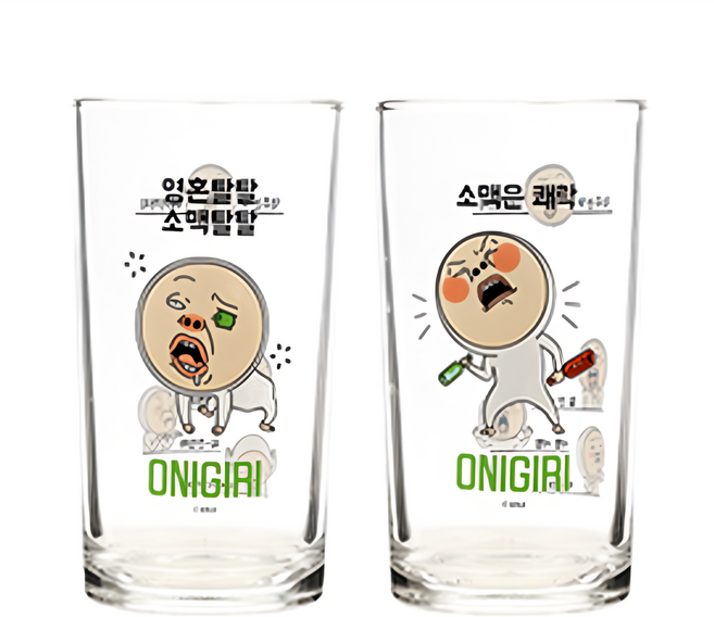 ONIGIRI 燒啤調酒杯組 燒啤靈魂出竅款, 1組