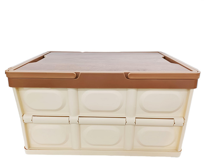 木蓋大手提箱 2719 2.8kg 56L, 咖啡色, 1個