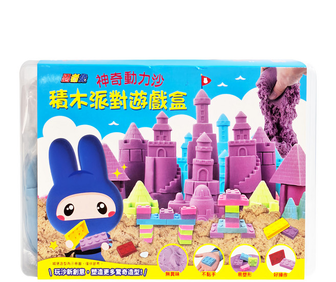 忍者兔神奇動力沙積木派對遊戲盒 3歲以上, 1個