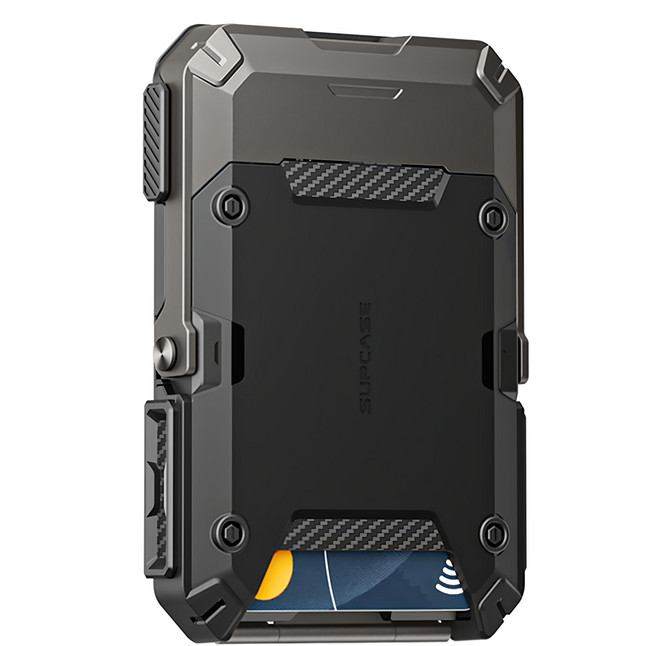 SUPCASE MagSafe 磁吸錢包站立支架 162g, 黑色, 1個