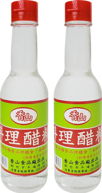 香山 料理醋精, 240ml, 2瓶