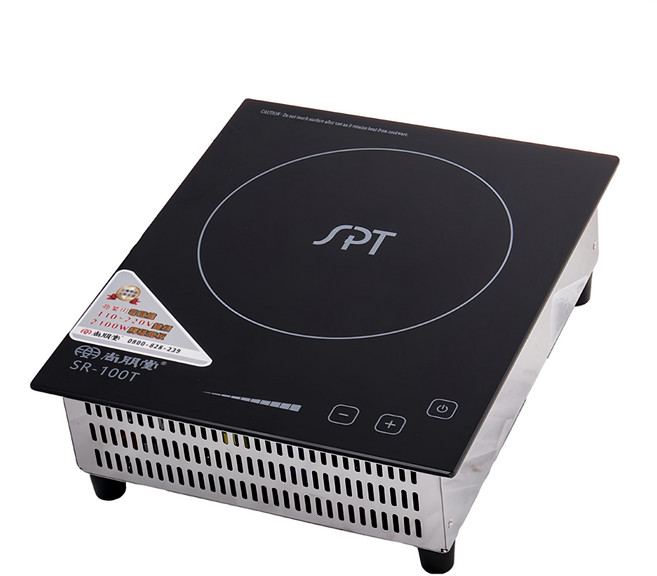 尚朋堂 商業用變頻電磁爐 SR-100T 220V 台灣製造, 桌上/崁入兩用