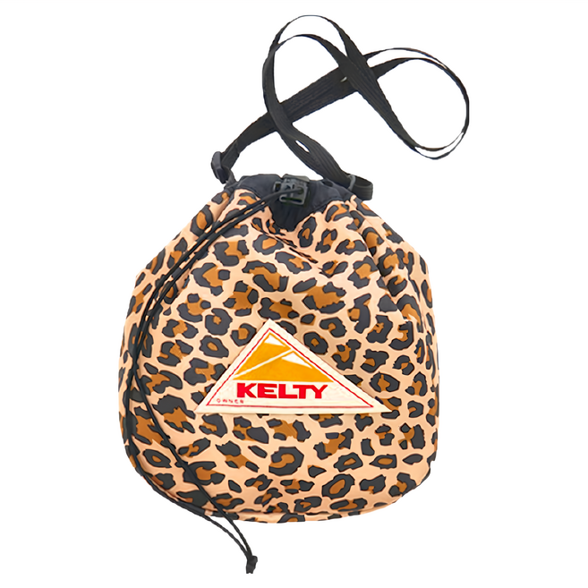 KELTY KINCHAKU 肩背小袋 豹紋