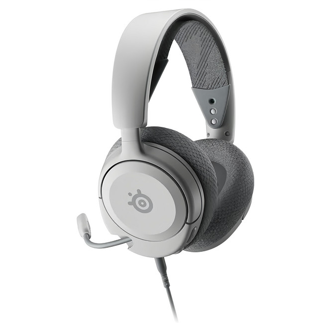 steelseries 賽睿 Arctis Nova 1 Wired 耳罩式 耳機 內建麥克風 AI 降噪麥克風 IPX4 236g 白色 電競
