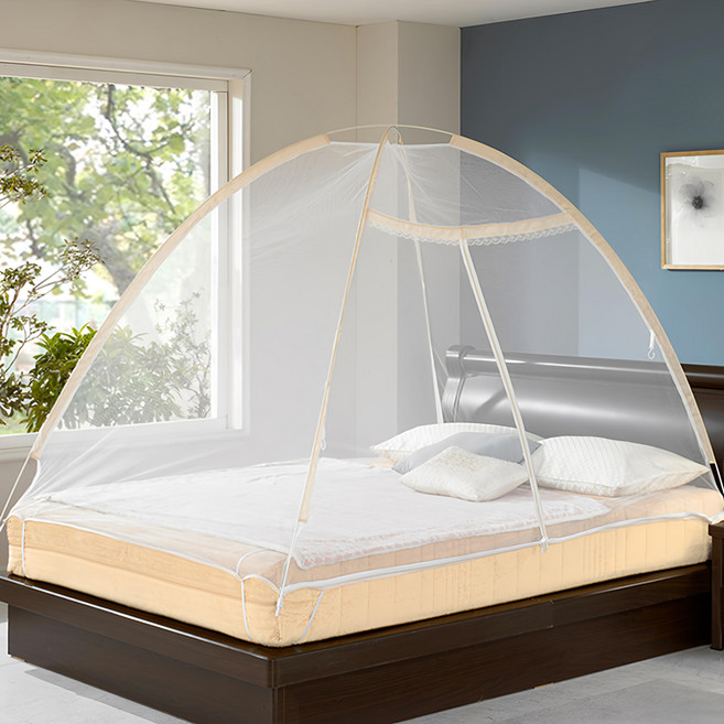 ALTTEURI 一鍵式蚊帳 米色