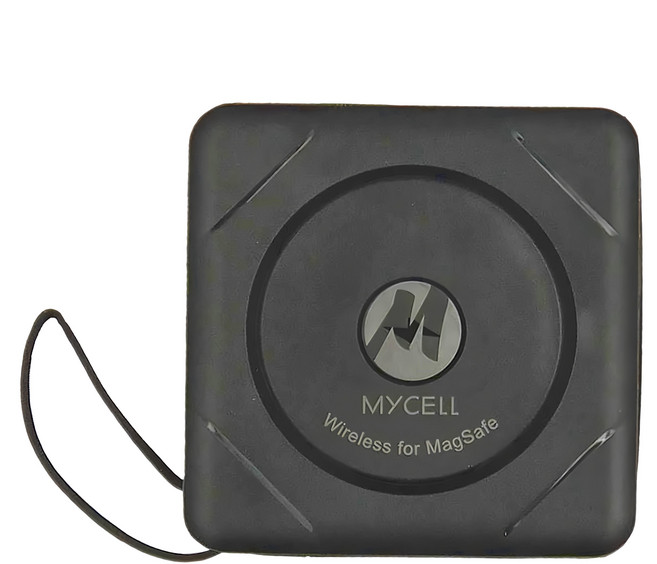 MYCEll 積進科技 Dual Port Built-in Cable Magnetic 行動電源 Fast Charging 7-in-1 MagSafe Compatible Wireless Charging Digital Display 黑色