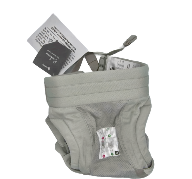 ergobaby Embrace 環抱二式初生嬰兒背帶柔軟透氣款 BCEMASAMGRY, 灰色