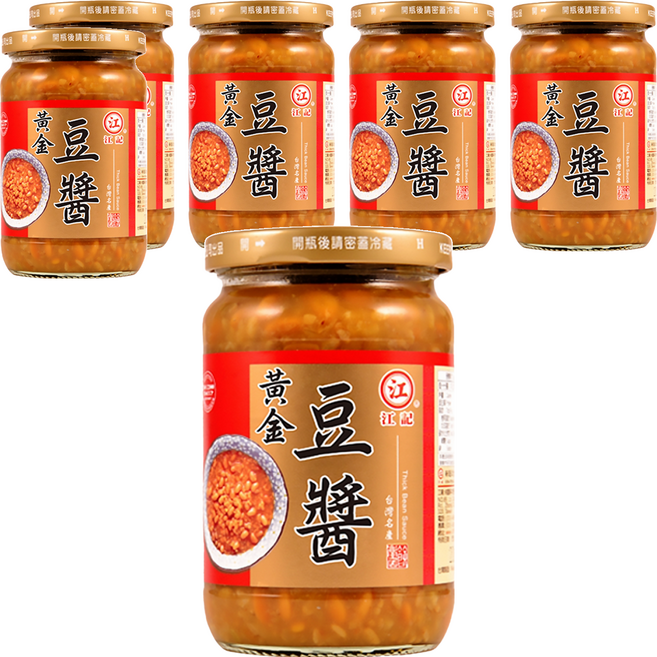 江記 黃金豆醬, 360g, 6罐