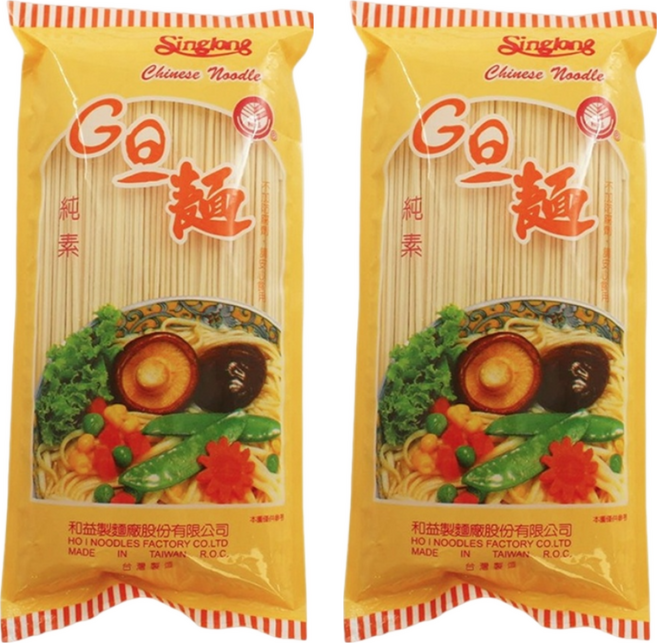 和益 G旦麵 細, 300g, 2包