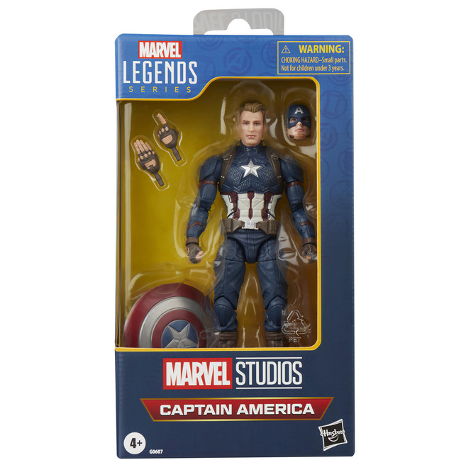 Hasbro 孩之寶 MARVEL 漫威 傳奇ALIST美國隊長 6吋, 1盒