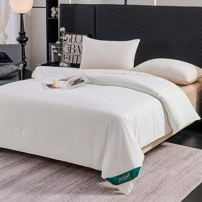 J-bedtime 床寢時光 天然蠶絲透氣超舒眠薄四季被 R9805L, 白色