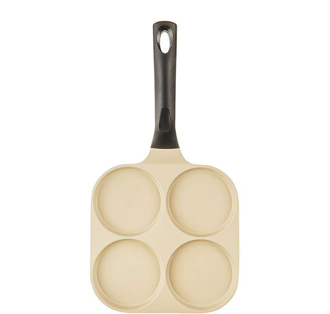 comet Kitchen 電磁爐適用四格平底煎蛋鍋, 1個, 21cm