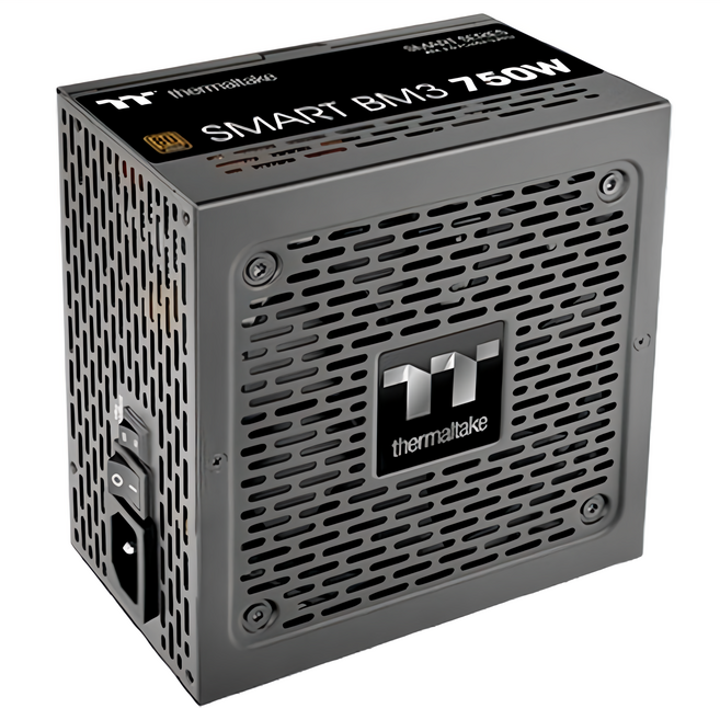 thermaltake 曜越 Smart BM3 電源供應器 750W 銅牌 半模 ATX3.0, 1個