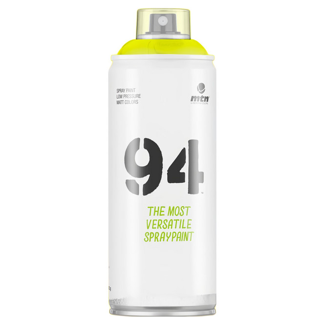 mtn 94噴漆 fluorescent yellow mtn-140600, 鮮豔黃, 1瓶