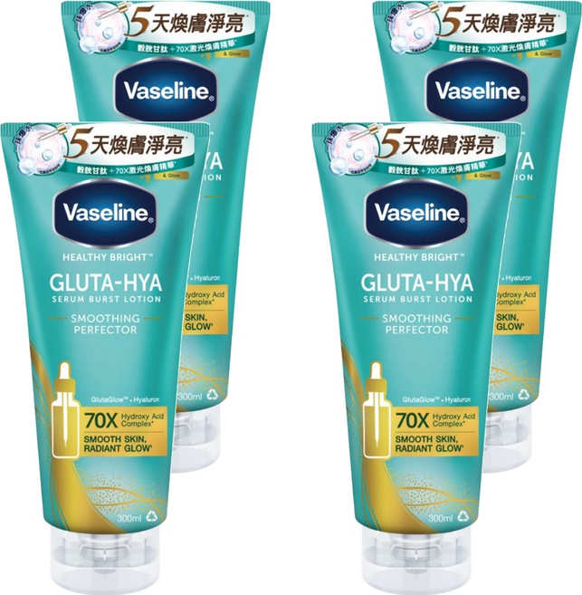 Vaseline 凡士林 水楊酸煥膚精華凝乳 300ml, 4件