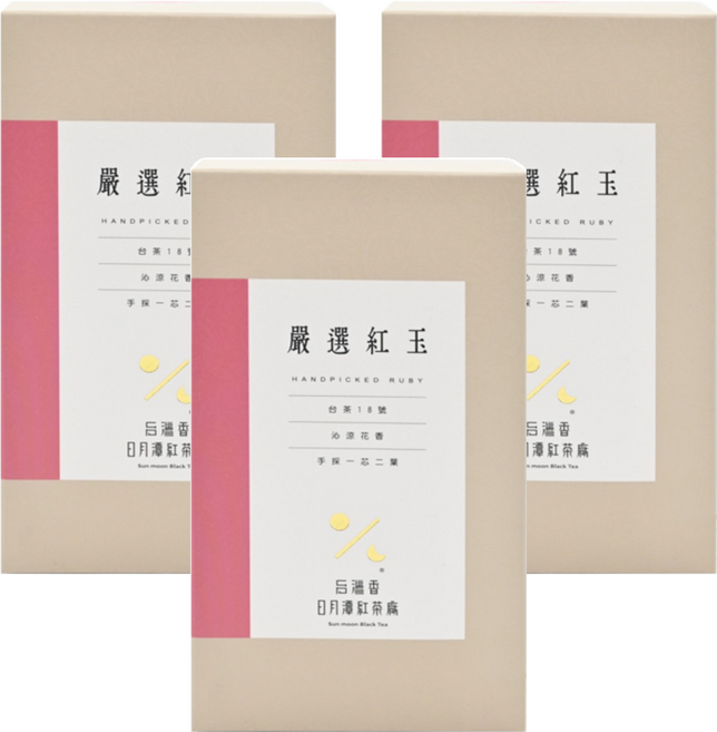 HOHOCHA 喝喝茶 嚴選台茶18號 紅玉, 2.2g, 24包, 3盒