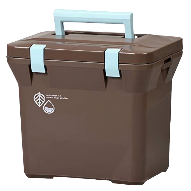 Livewell 繽紛色系 保冷保溫冰箱, 咖啡色, 7L