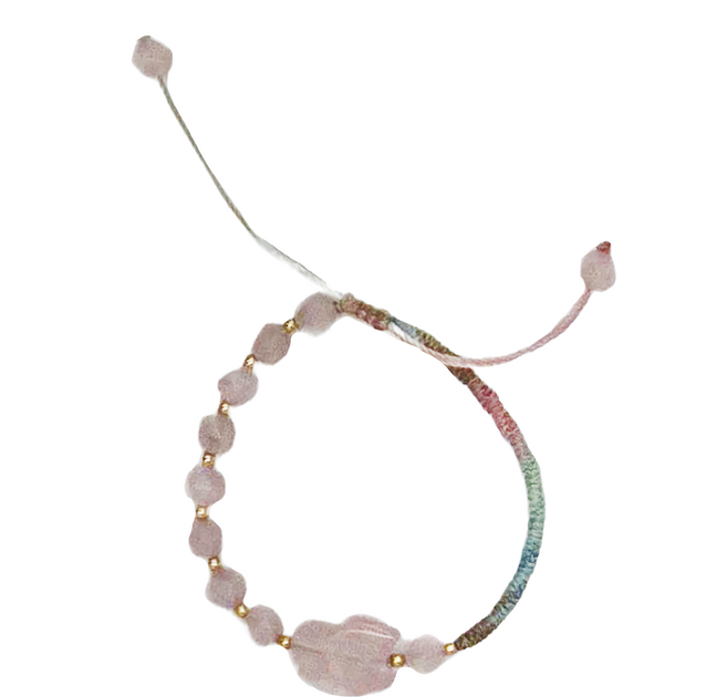 Selene 粉晶狐狸手鍊