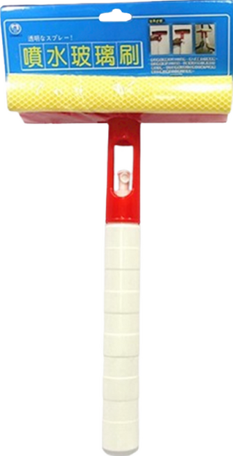 名仕 噴水 玻璃刷, 1支, 白色 + 紅色 + 黃色