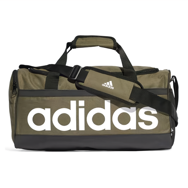 adidas 愛迪達 LINEAR DUFFEL 健身包 旅行袋, 綠色, 1個