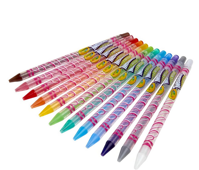 Crayola 繪兒樂 星光炫彩旋轉彩色鉛筆12色, 12色, 1盒