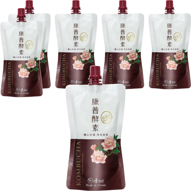 mysa 慢活匠 康普酵素 紅茶, 150ml, 1入, 6包