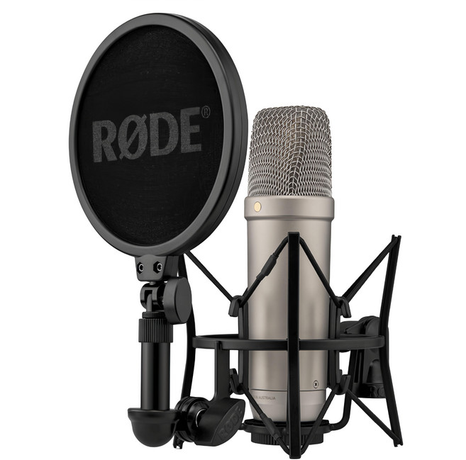 RODE USB XLR 有線兩用電容麥克風, RDNT1GEN5, 銀色