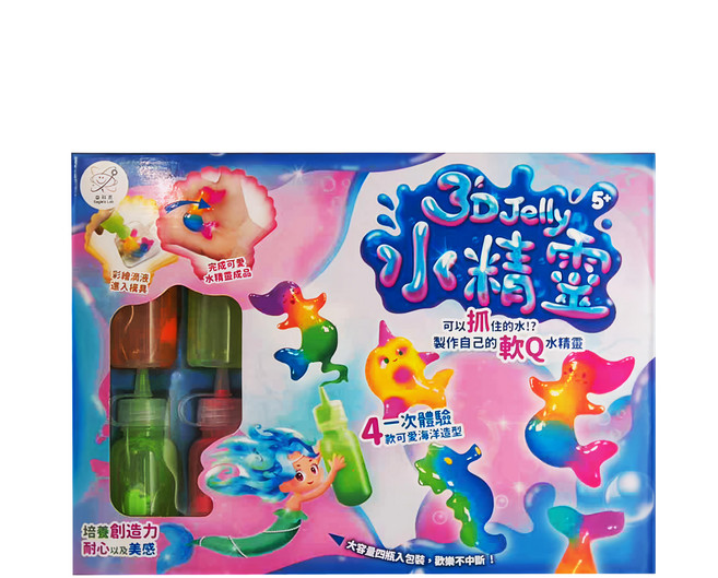 Eagle's Lab 益科思 3D JELLY水精靈 Set, 1盒, Multicolor