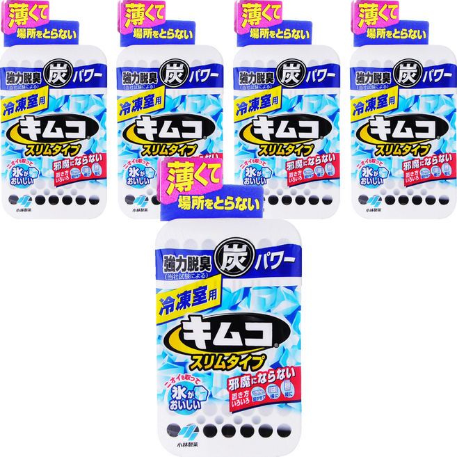 KOBAYASHI 小林製藥 冷凍庫專用活性碳除臭劑, 26g, 5個