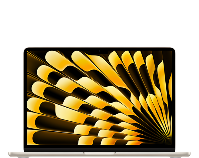 Apple MacBook Air 13吋, 星光, 256GB, 8GB, Apple M3 晶片, MRXT3TA/A