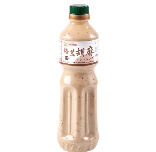 藻作坊 日式焙煎胡麻沙拉醬, 600ml, 1瓶
