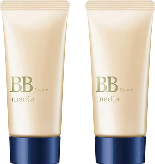 media 媚點 自然光感美肌BB霜 SPF35 PA++, 01 亮膚色, 35g, 2件